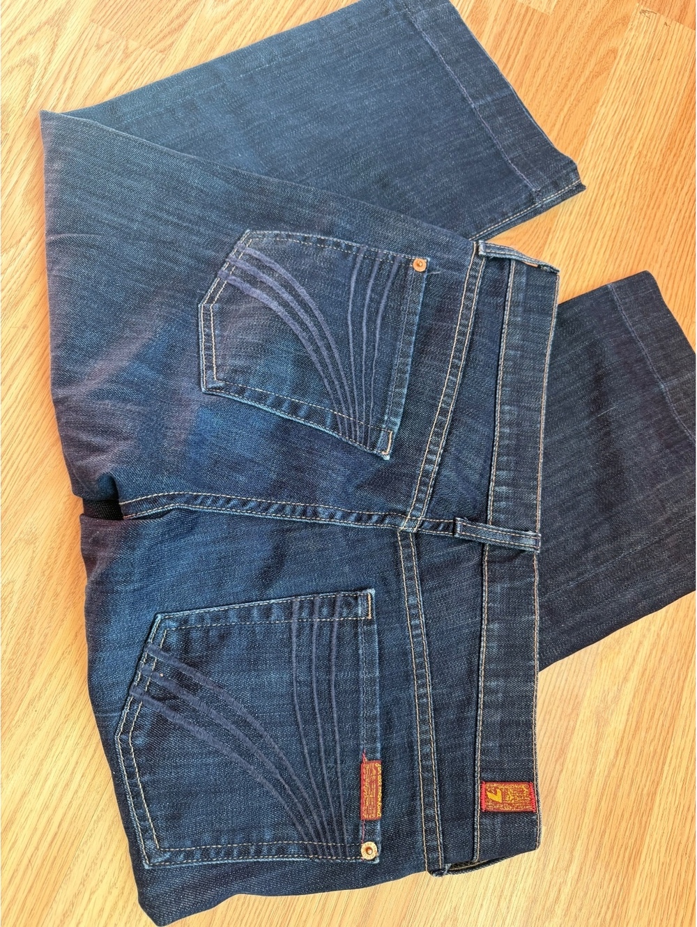 7 For All Mankind Dojo Capri Jeans Low Rise Y2K size 28